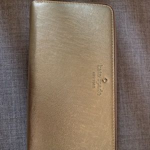 Gold Kate Spade Wallet